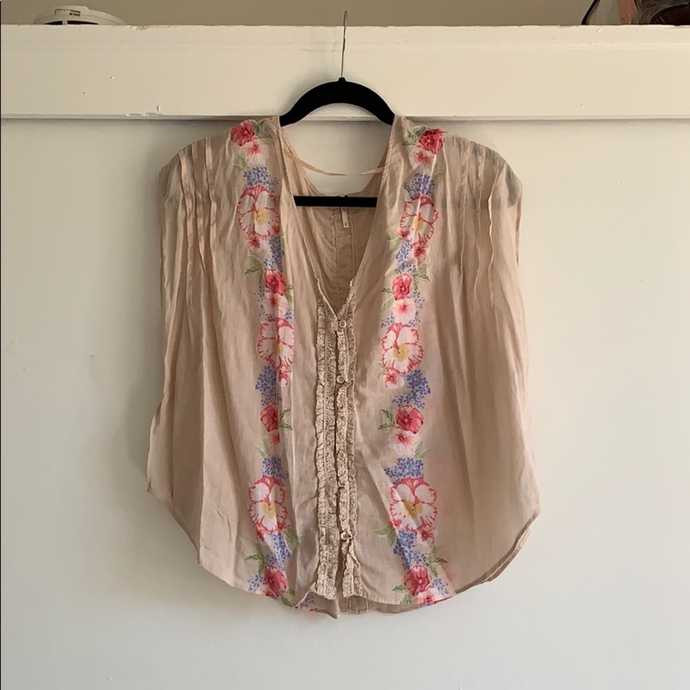 Free people beachy top